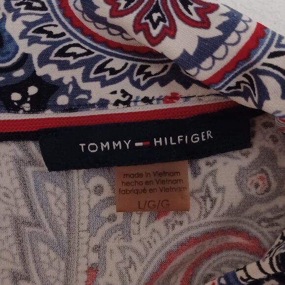 Women's Tommy Hilfiger Paisley Sleeveless Blouse /Tank Size Large - Picture 5 of 10